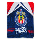 Frazada Ligera Super Suave Matrimonial Futbol Providencia® Equipo 500 G Chivas