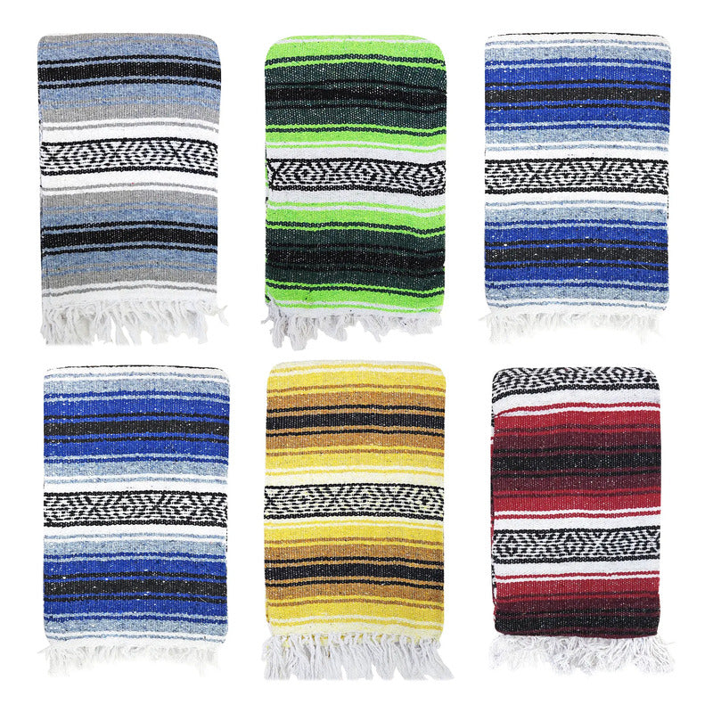 Falsa Mexicana Artesanal Multiusos 6pz Mayoreo 190x120cm Multicolor 3