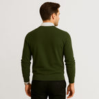 Suéter Para Hombre Básico De Punto Fino E55301 Marca Bobois®
