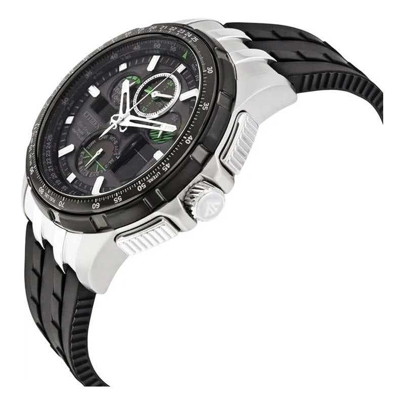 Reloj Analógico Para Hombre Eco Drive Jy8051-08e Citizen® Negro