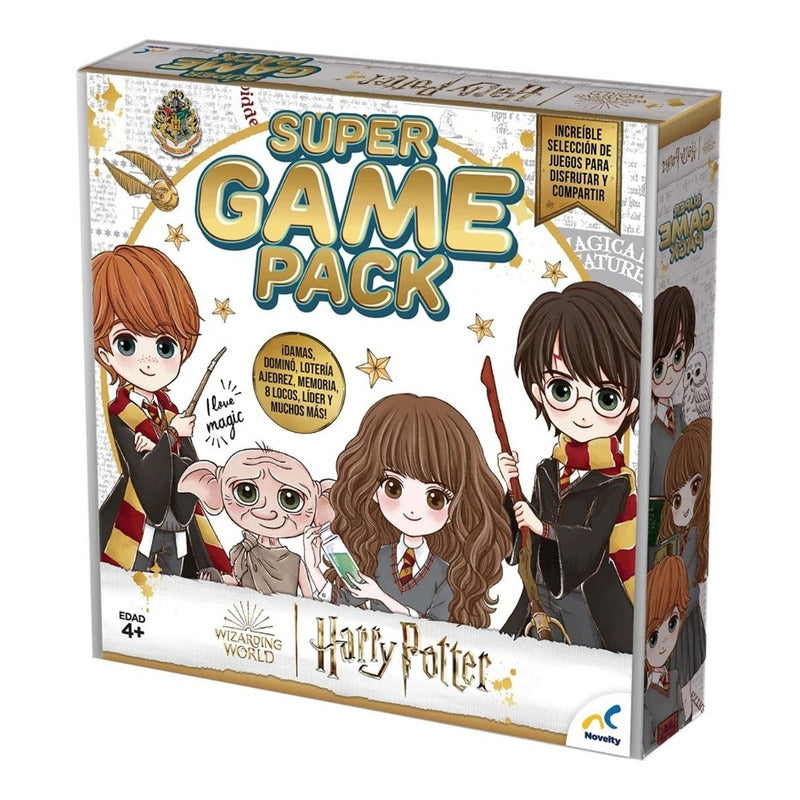Juego De Mesa Súper Game Harry Potter Set De Juegos Clasicos