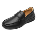 Zapato Mocasín Driver Para Caballero Mod.415907 Marca Flexi® Negro Lisa 25 Mx