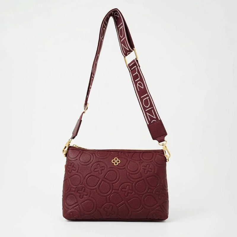 Bolso Crossbody Para Mujer Mod. Ji 267 Marca Jaime Ibiza® Ancora Geométrico Níquel