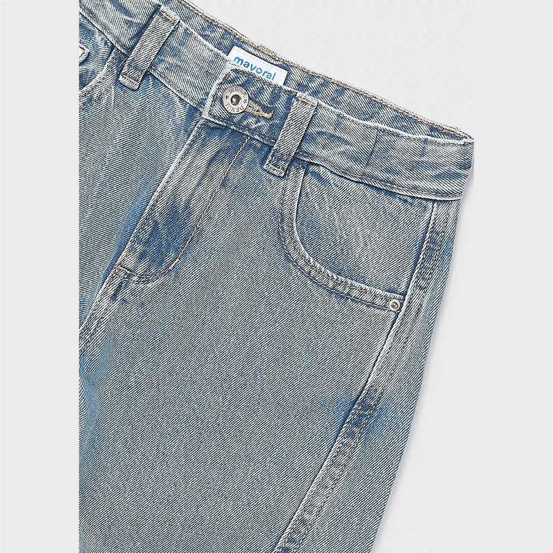 Pantalón Wide Leg Para Niña Mod.6552 Marca Mayoral® Medio Lisa 10 Años
