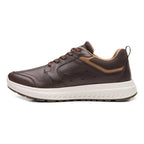 Tenis Casual De Piel Para Hombre Mod.403020 Marca Flexi® Chocolate Lisa 26.5 Mx
