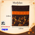 Edredón Jumbo De Borrega King Size 2.30mx2.40m Providencia® Kansas Multicolor