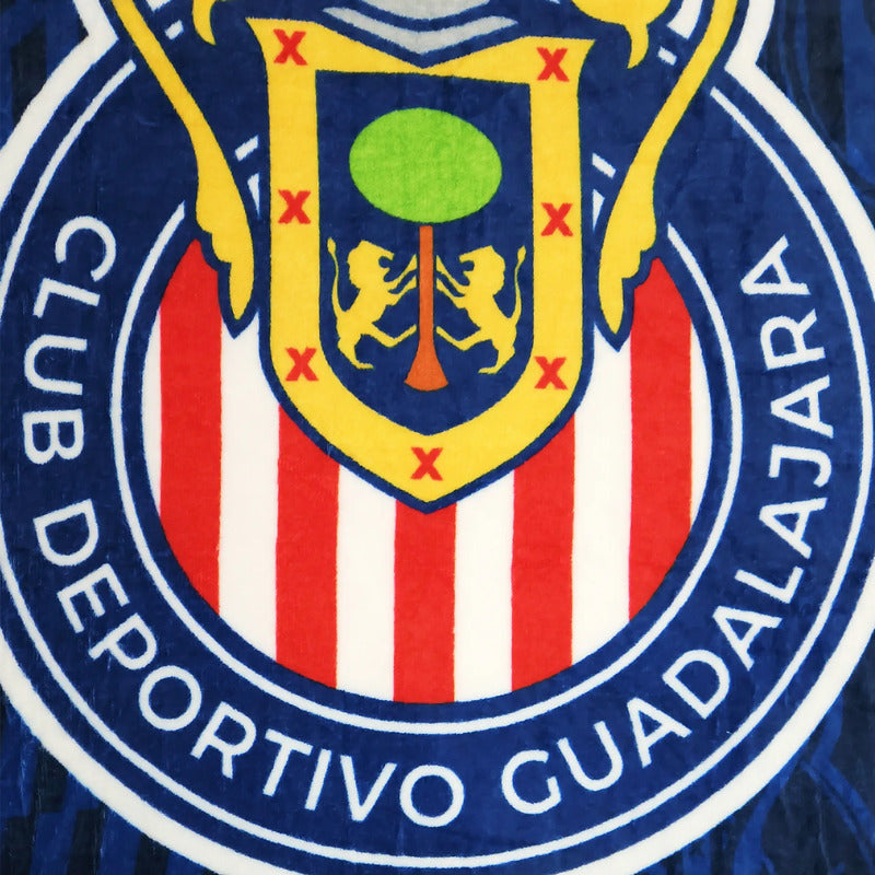 Frazada Ligera Super Suave Matrimonial Futbol Providencia® Equipo 500 G Chivas