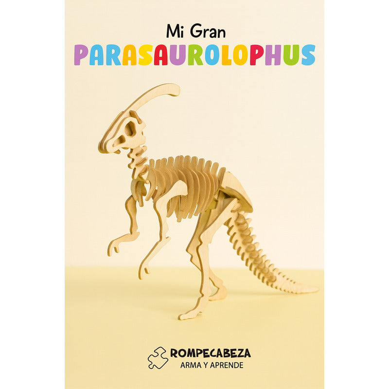 Rompecabezas De Madera Mi Dinosaurio Gigante 3d Marca Orc®