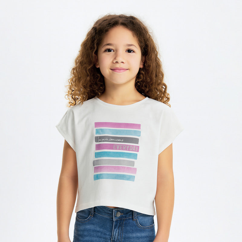 Blusa Casual Cómoda Para Niña Mod.6026 Marca Mayoral®