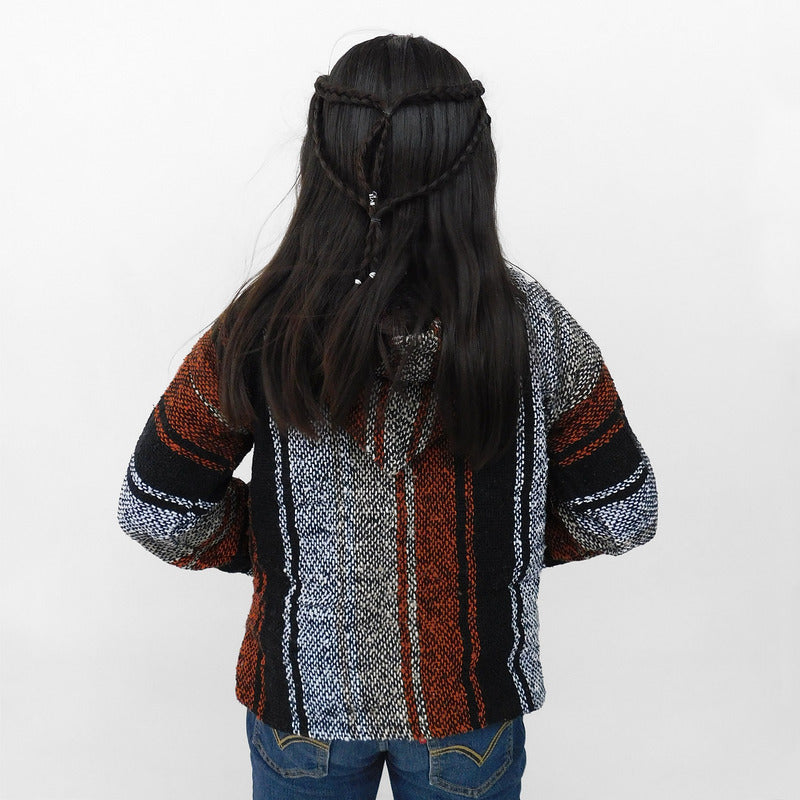 Sudadera Canguro Artesanal De Jerga Infantil