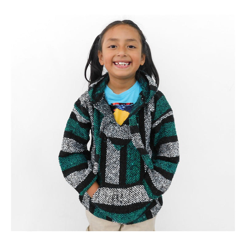 Sudadera Canguro Artesanal De Jerga Infantil