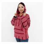 Suéter Poncho Canguro Artesanal Hoodie Acrilico Colores