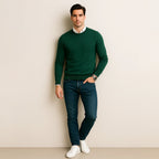 Suéter Para Hombre Básico De Punto Fino E55301 Marca Bobois®