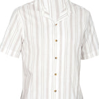 Camisa Para Hombre Mod. B41366 Marca Bobois® Suela Rayas G