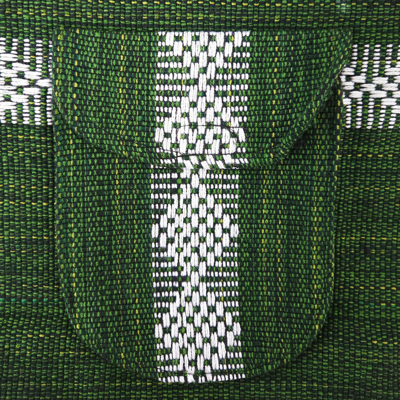 Mochila Artesanal Tejida Tipo Morral Con Bolsillo Frontal 10kg