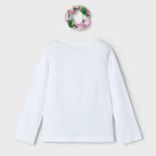 Blusa Manga Larga Con Scrunchie Para Niña Mod.3016 Mayoral®
