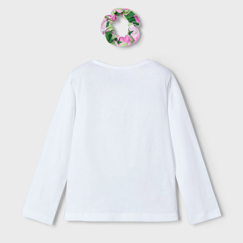 Blusa Manga Larga Con Scrunchie Para Niña Mod.3016 Mayoral®