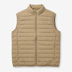 Chaleco Plus Size Para Hombre Cw90-vpol7234xl Greenlander® Marrón Claro Capitonado 2x