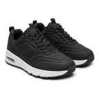 Tenis Con Cápsula De Aire Para Hombre M.422403 Marca Flexi® Negro Lisa 26 Mx
