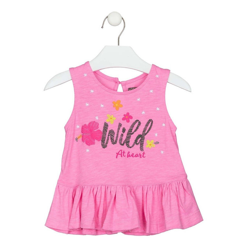 Blusa Estampada Para Niña Mod.216-1013 Marca Losan®