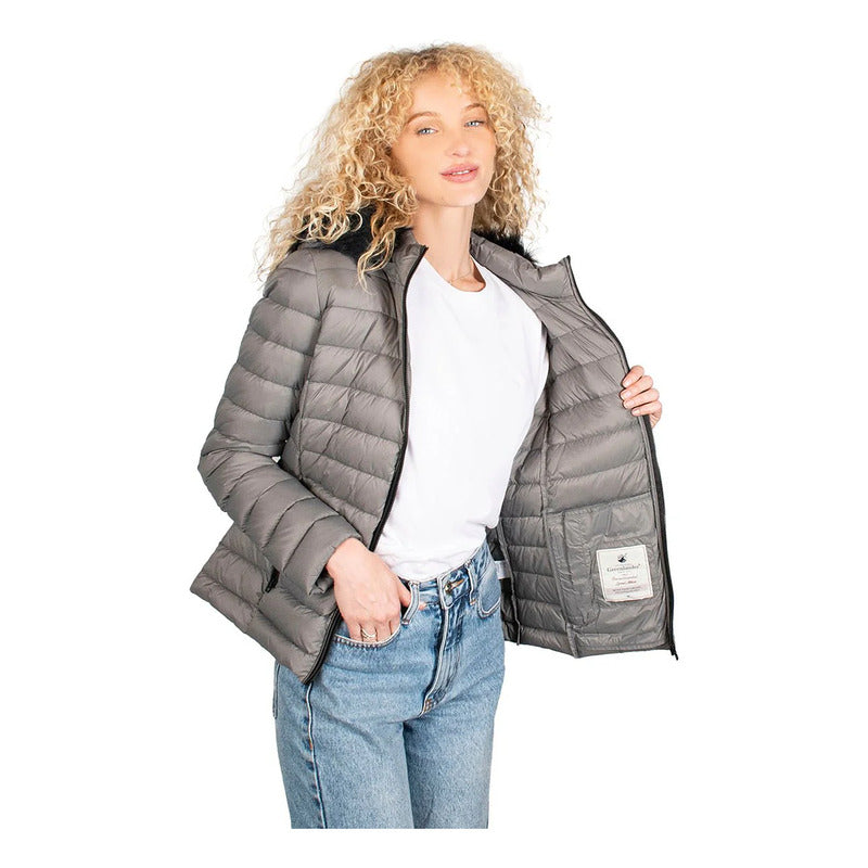 Chamarra Con Gorro Desmontable Dw83-pol7181 Greenlander®