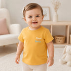 Playera Casual Para Bebé Recién Nacido M.1077 Marca Mayoral® Miel Amar Es Bonito 18 M