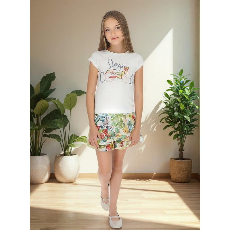 Falda Short De Niña Mod.6958 Marca Mayoral®