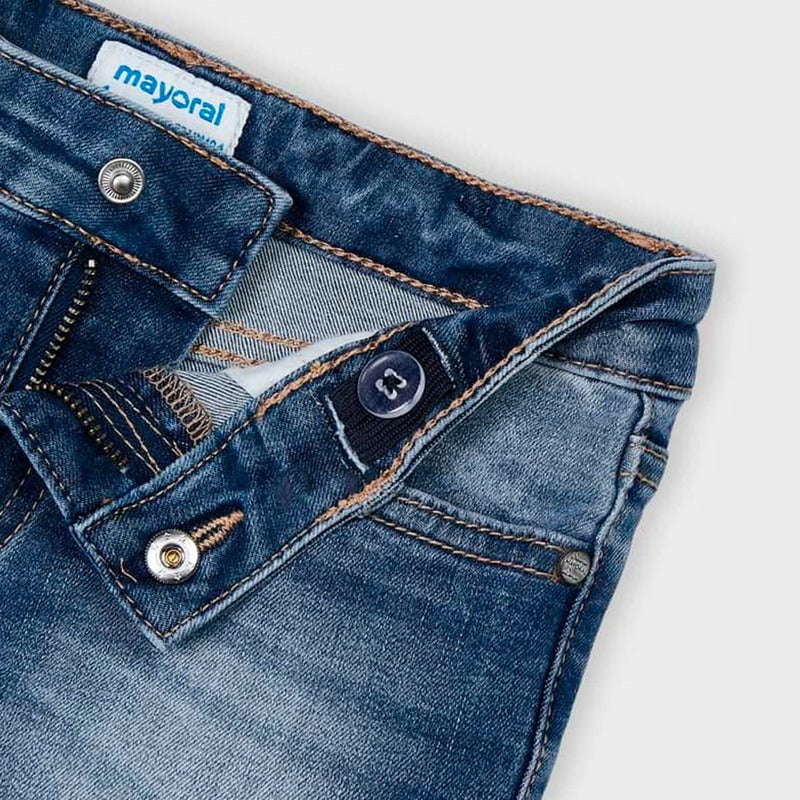 Short De Mezclilla Para Niña Mod.236 Marca Mayoral®