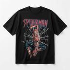 Playera Oversize Fit Hombre Spider Force Mascara De Latex® Negro Spider Force Ch Lisa