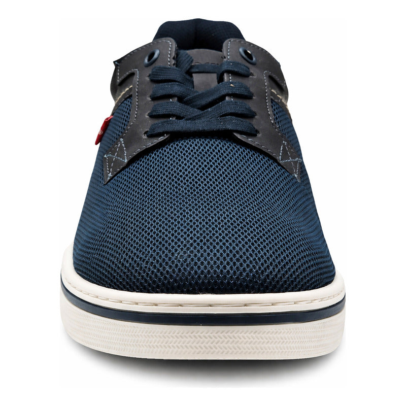Tenis Casual Para Hombre Mod. L2125532 Marca Levi's® Azul Marino Geométrico 27.5 Mx
