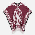 Jorongo Gaban Artesanal Mexicano Colores Lobo Vino Lobo Xg