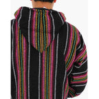 Suéter Poncho Canguro Artesanal Hoodie Acrilico Colores