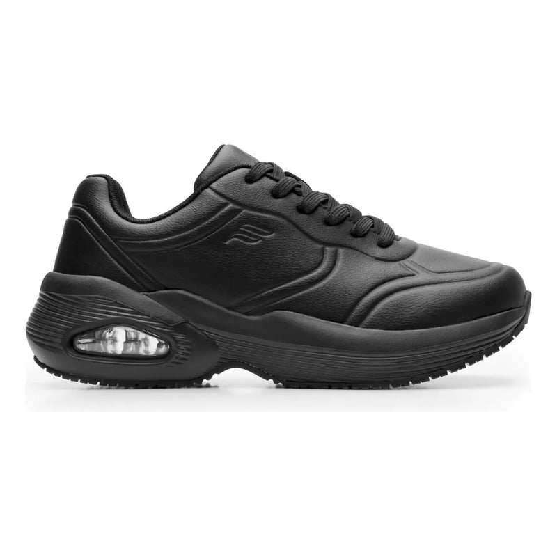 Tenis Cápsula De Aire Para Mujer Con Absor Max 131504 Flexi® Negro Lisa 26 Mx