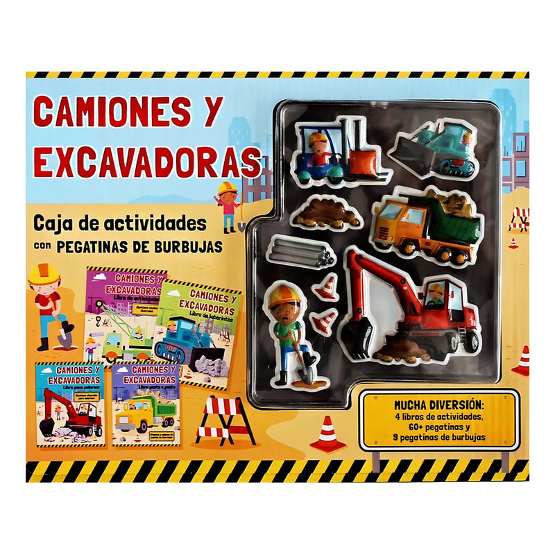 Camion Caja De Actividades Con Pegatinas De Burbuja, De Sin . Editorial Agua De Mayo, Tapa Blanda, Edición 1 En Español
