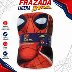 Cobertor Ligero Super Suave Matrimonial Diseños Providencia® Spiderman 850 G Multicolor