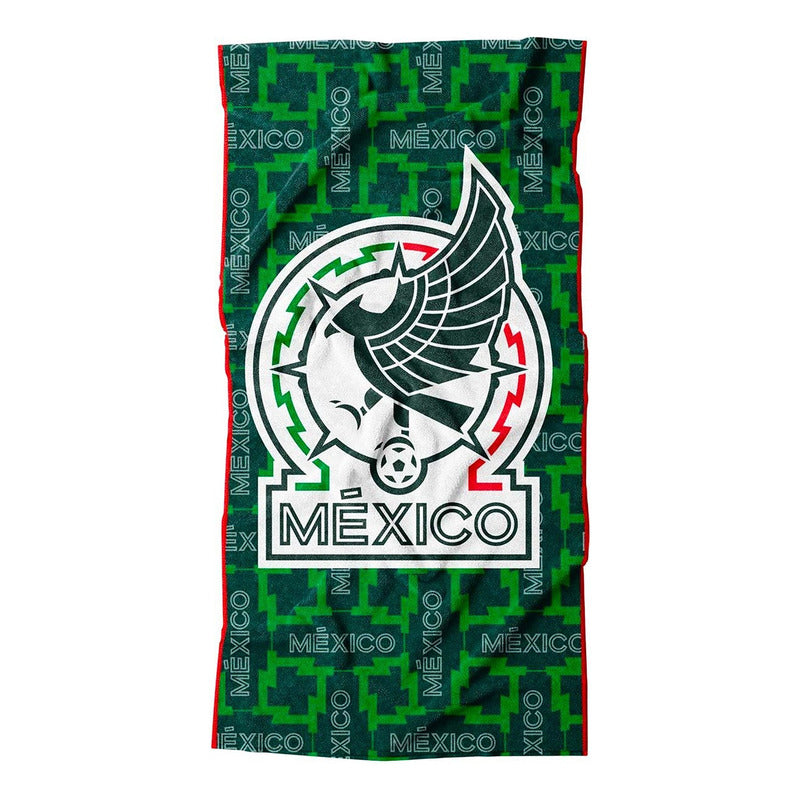 Toalla Súper Jumbo 1x1.50m Providencia® Equipos De Futbol Multicolor Selección Mexicana