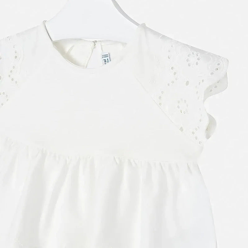 Blusa Con Olán Para Niña Mod.3181 Marca Mayoral®