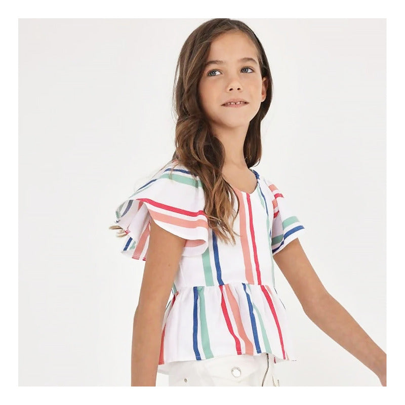 Blusa Para Niña Mod.6194 Marca Mayoral® Multicolor 16