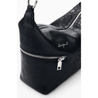 Bolso Para Mujer Con Bordado Mod.26saxp Marca Desigual® Negro Bordado Níquel