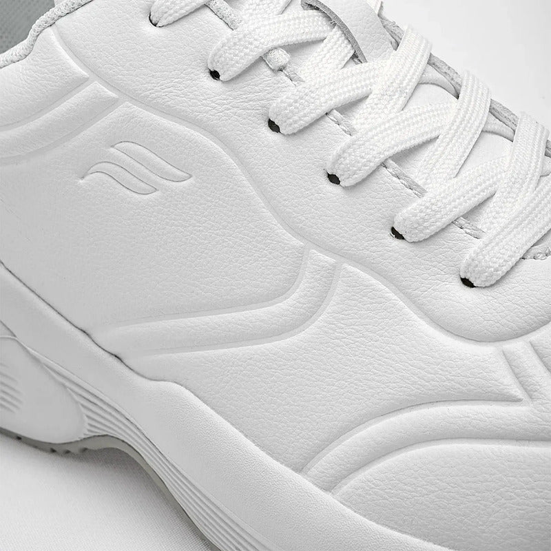 Tenis Cápsula De Aire Para Mujer Con Absor Max 131504 Flexi® Blanco Lisa 25 Mx
