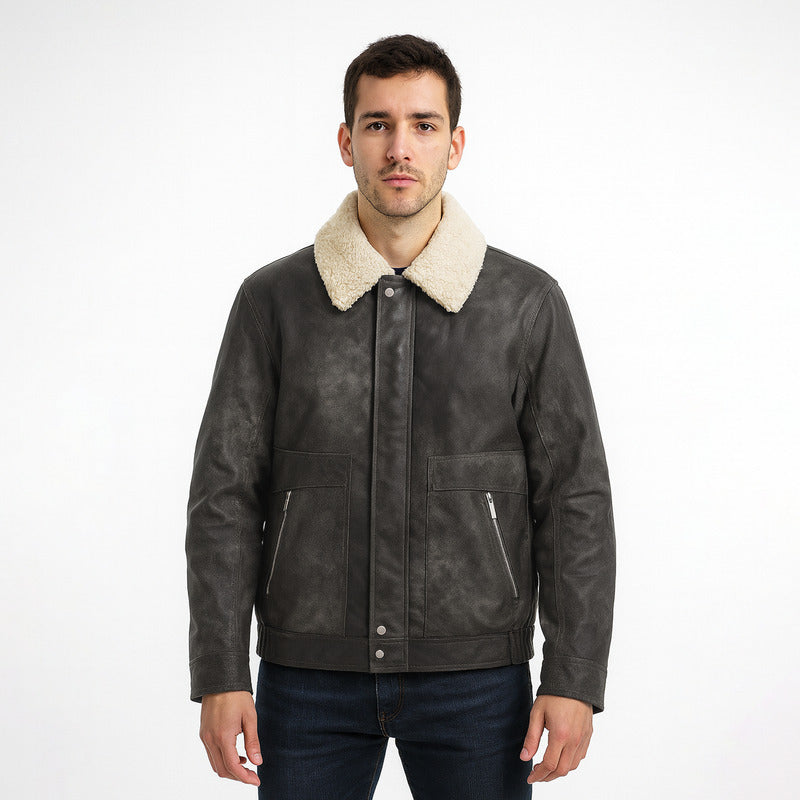 Chamarra Casual De Hombre Mod. D45310 Marca Bobois®