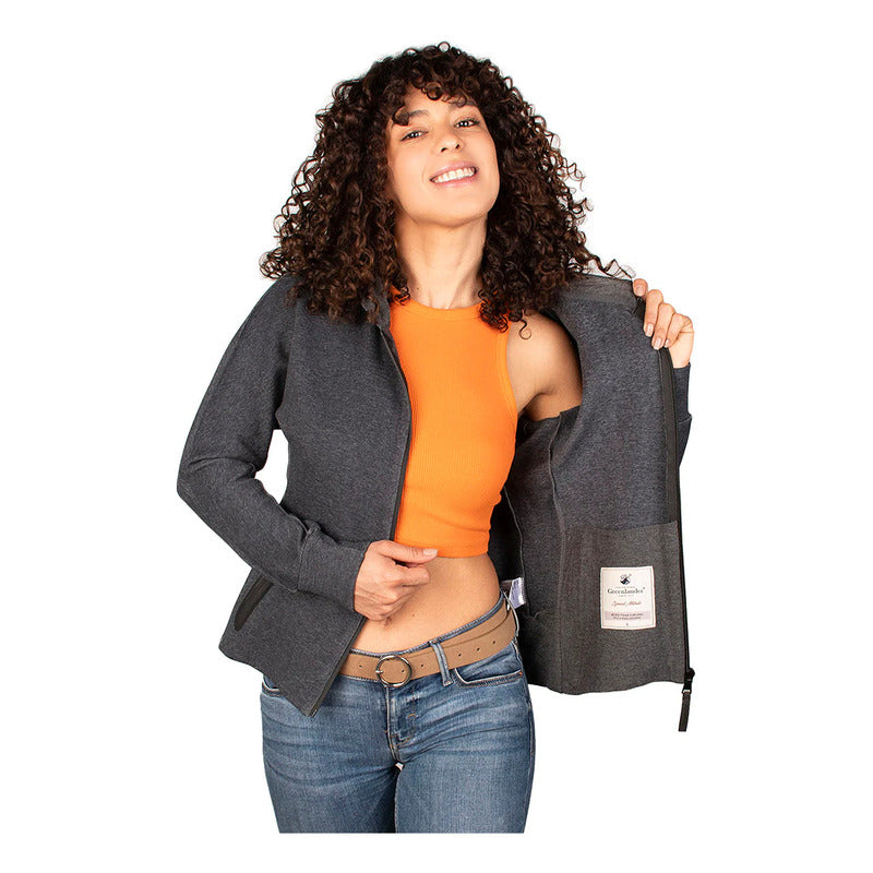 Sudadera Para Mujer Mod. Dw86-sud7004 Marca Greenlander® G Oxford Lisa