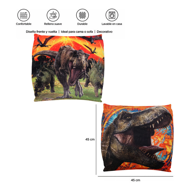 Cojín Reversible Infantil 45x45 Ultra Suave Providencia®