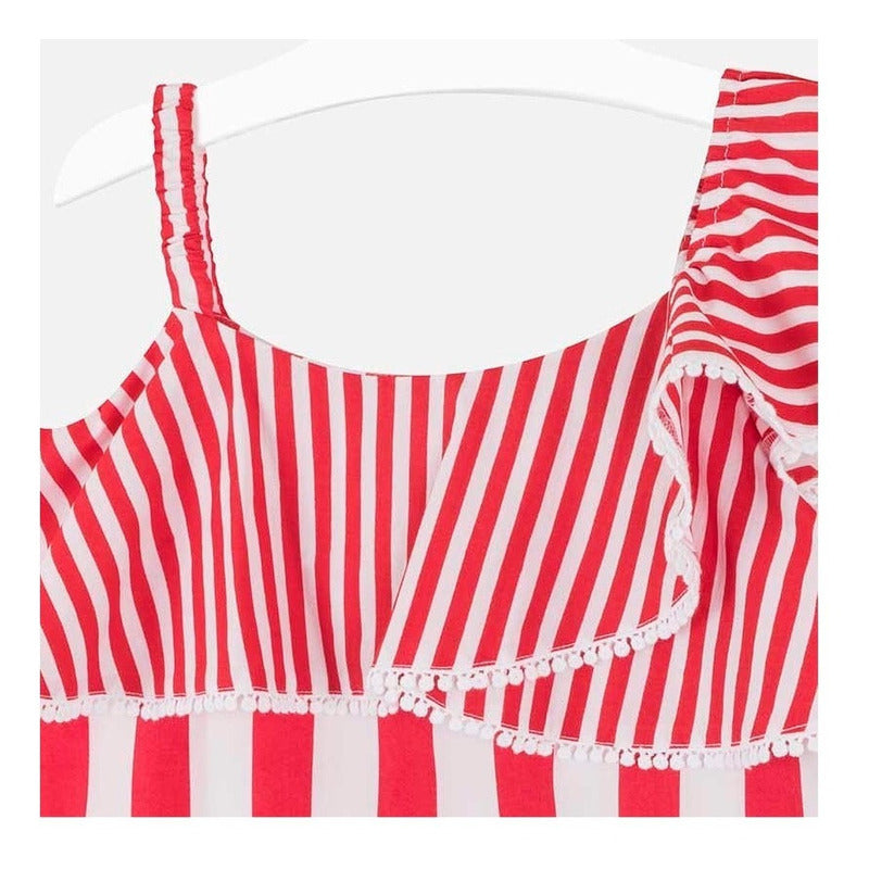 Blusa De Escote En Hombro Para Niña Mayoral® Mod.6168 Sandia