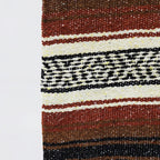 Falsa Artesanal 1.90m X 1.20m Cobija Multiusos Mexicana Geométrico 1 Kg Marrón Oscuro
