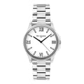 Reloj Para Caballero Mod. Np22421macpr Marca Nivada® Plateado Blanco