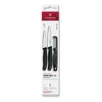 Set Cuchillos Swiss Classic Con Pelador I Negro Victorinox