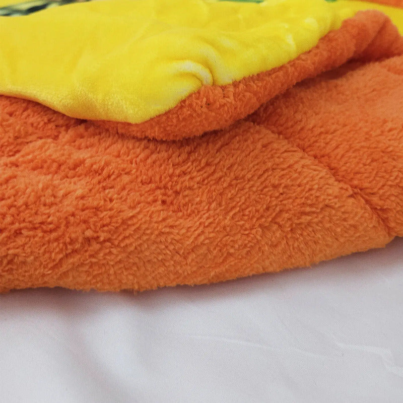 Cobertor Borrega Individual 1.50m X 2.00m Marca Providencia® Crayola 1 Kg Multicolor