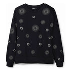 Suéter Casual Para Mujer 23wwsk32/2000 Marca Desigual® Negro Geométrico Xs