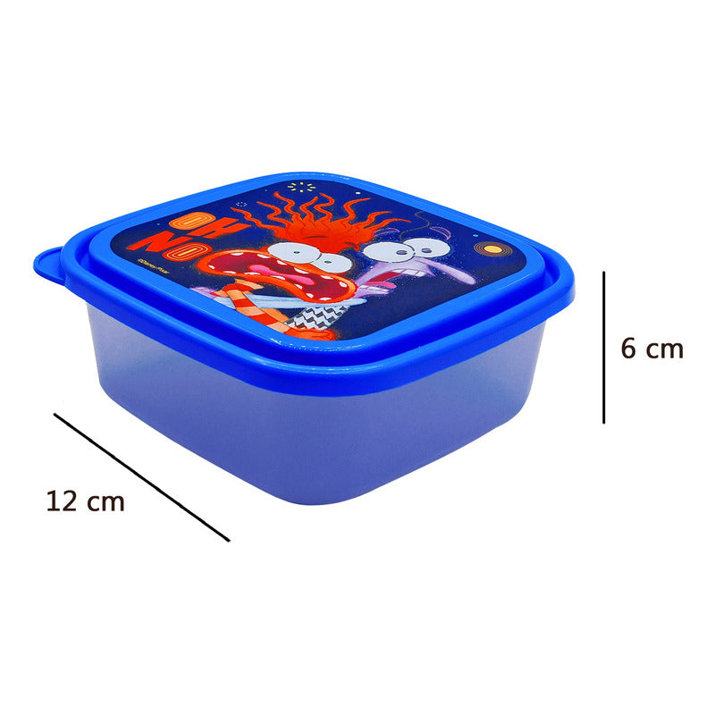 Recipiente Infantil Escolar Para Comida Diseños Varios